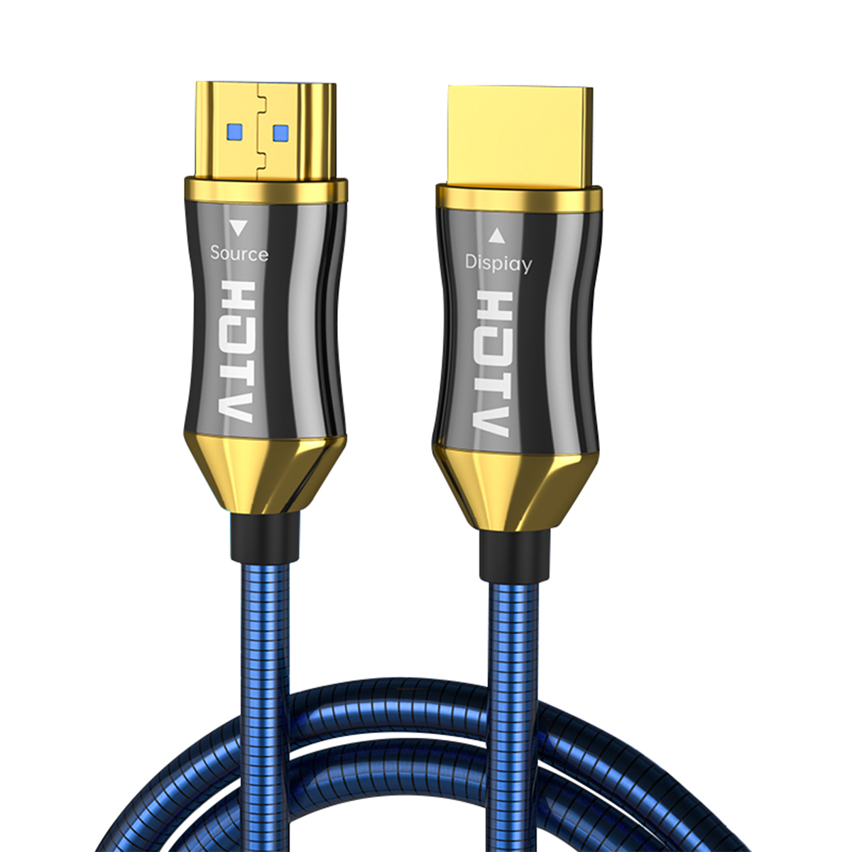 Copper optical hybrid fiber