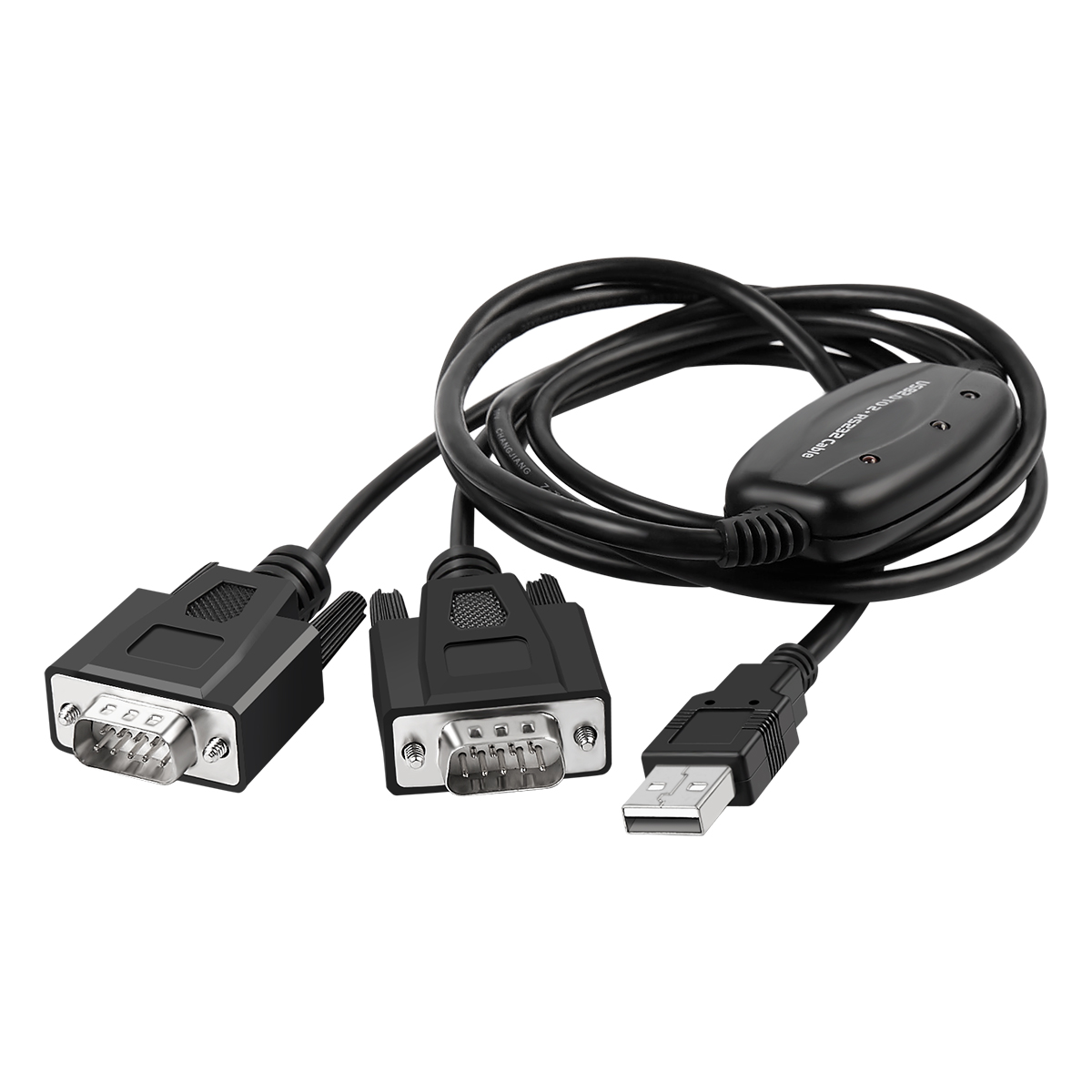USB2.0 To RS232  Serial 2Port Cable 1.8m