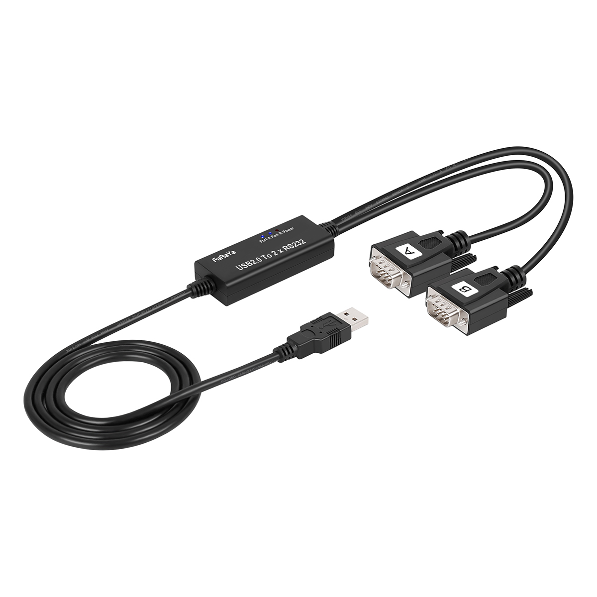 USB2.0 To 2Port RS232/485 Cable 1.5m