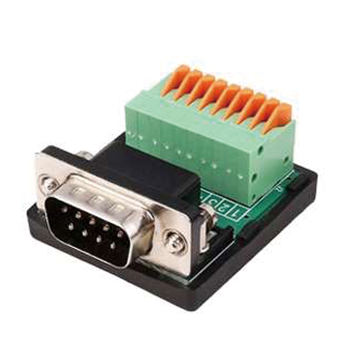 DB9(Male) Screwless Terminal Block