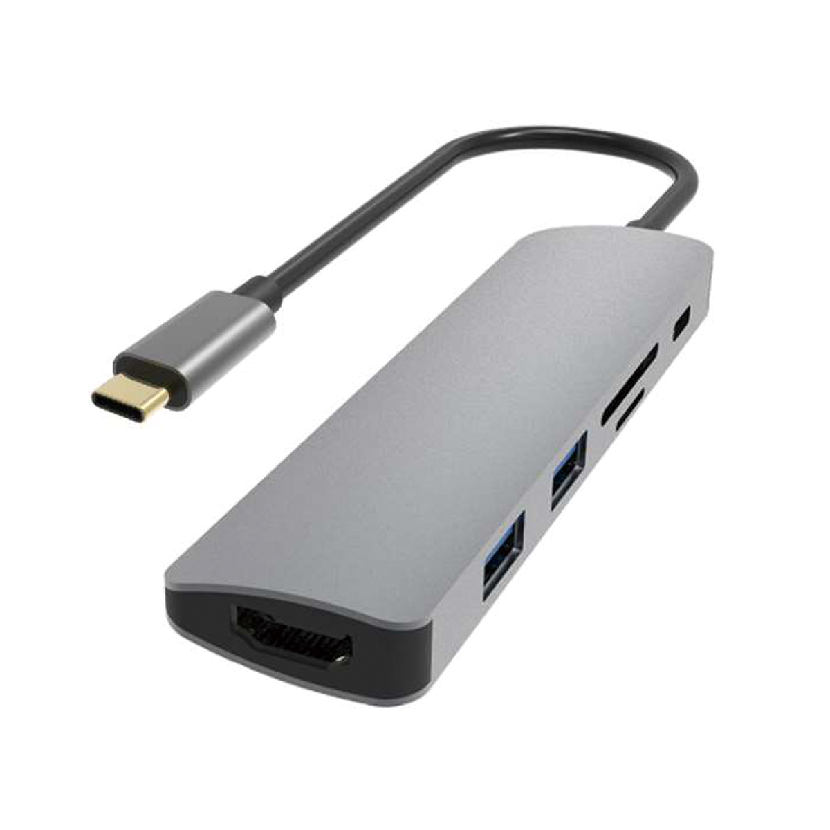 Type-C To hdmi/usb3.0*2/tf/sd/pd3.0