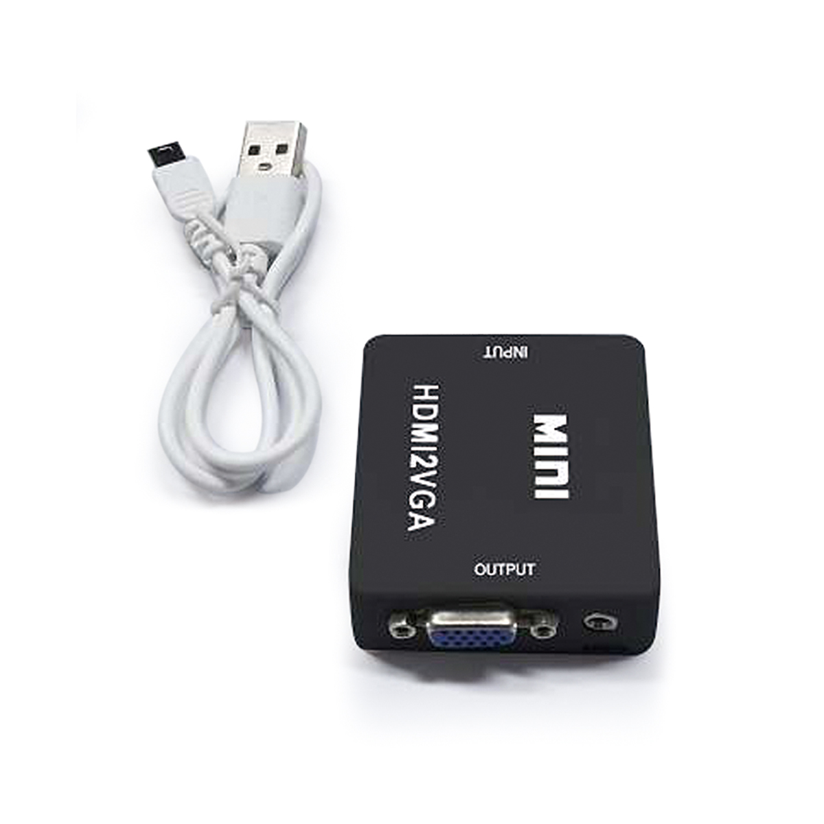 【Mini】 HDMI TO VGA 1080P