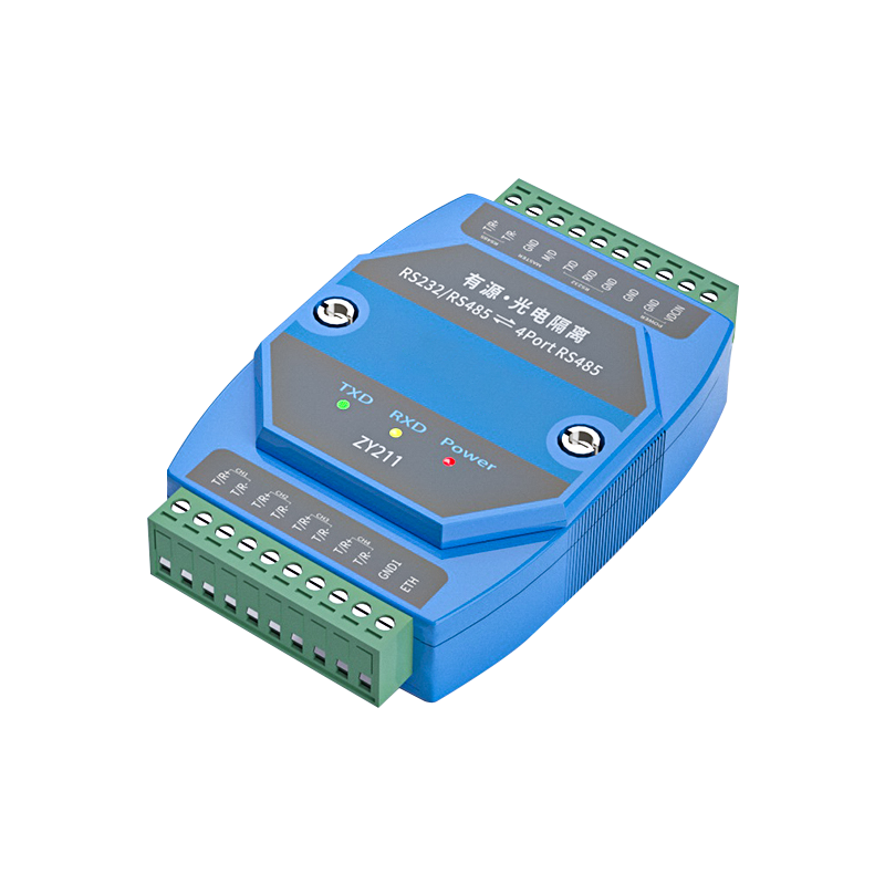 RS232/RS485 TO 4PORT RS485 optoelectronic isolator active